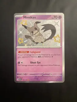 Pokemon Paldean Fates Mimikyu Baby Shiny 160/091 - Image 1