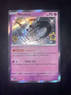 Pokemon Paldean Fates Mimikyu Baby Shiny 160/091 - Image 2