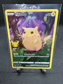 2021 Pokemon Pikachu 005/025 Sword & Shields Celebrations Holo Rare English - Image 2