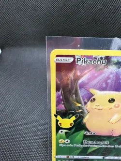 2021 Pokemon Pikachu 005/025 Sword & Shields Celebrations Holo Rare English - Image 3