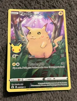 Pokemon Pikachu 005/025 Celebrations 25th Anniv Holo EN 2021 - Image 1