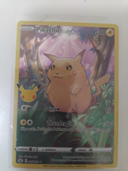Pokemon TCG Pikachu 005/025 Celebrations Holo Rare Holo English 2021 - Image 1