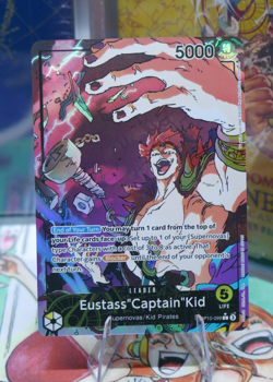 Eustass"Captain"Kid Leader Alt Art One Piece OP10-099 TCG English Card - Image 1