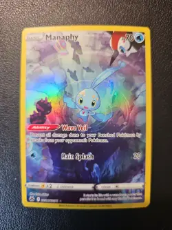 Manaphy Pokemon TCG Crown Zenith Ultra Rare Card GG06/GG70 - Image 1