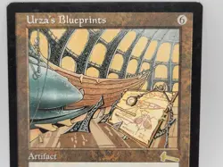 Urza’s Blueprints LP MTG Urza’s Legacy Artifact Card Draw Engine Vintage - Image 2