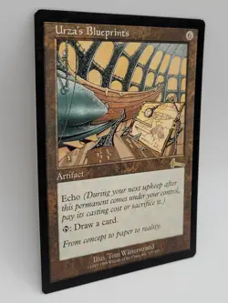 Urza’s Blueprints LP MTG Urza’s Legacy Artifact Card Draw Engine Vintage - Image 5