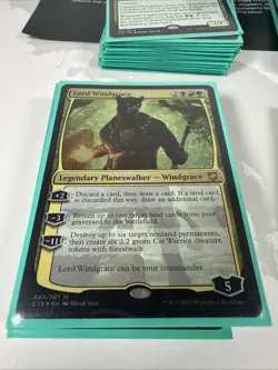 MTG Commander 2018 Deck Nature's Vengeance~LORD WINDGRACE ~102 Sleeved Cards* - Image 2