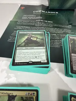 MTG Commander 2018 Deck Nature's Vengeance~LORD WINDGRACE ~102 Sleeved Cards* - Image 5