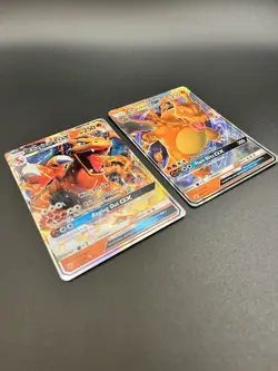 Charizard GX 2-Card Lot Burning Shadows + SM Promo Holo EN 20/147 SM211 (NM/NM-) - Image 1
