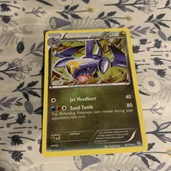 Garchomp 91/124 Dragons Exalted Cosmos Holo Rare Pokemon Card LP+ - Image 1