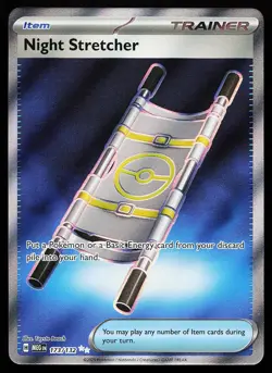 Night Stretcher 173/132 Holo Ultra Rare Mega Evolution Pokemon Card - Image 1