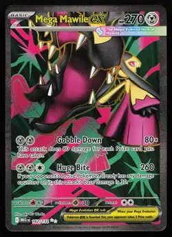 Mega Mawile ex 162/132 Holo Ultra Rare Mega Evolution Pokemon Card - Image 1