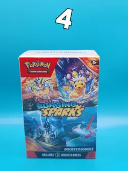 Pokemon TCG Scarlet & Violet—Surging Sparks Booster Bundle 6 Packs 60 Cards - Image 1