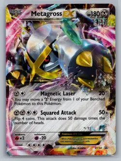 Metagross EX (Shiny) XY Promos #XY34 Holo Pokemon Card - Image 1