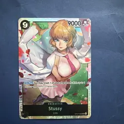 Stussy OP07-085 Super Rare Foil 500 Years in the Future One Piece Card - Image 1