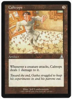 Caltrops 1999 Urza's Destiny Colorless Uncommon Artifact MTG SP - NM AZ6 - Image 1