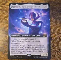 Magic: The Gathering Galactus, Devourer of Worlds Rare Borderless Reg Eng 291 - Image 1