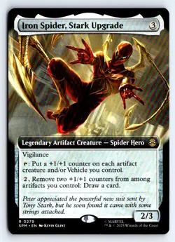 Iron Spider, Stark Upgrade (Extended Art) 279 Marvel's Spider-Man Magic NM - Image 1