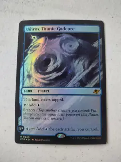 MTG #0260 Uthros Titanic Godcore FOIL Edge of Eternities #26 - Image 1
