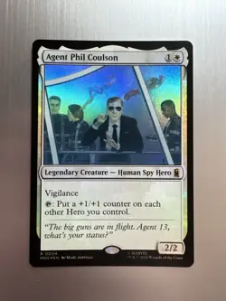 Agent Phil Coulson - 4 - MTG: Marvel Super Heroes - Rare - FOIL - Image 1