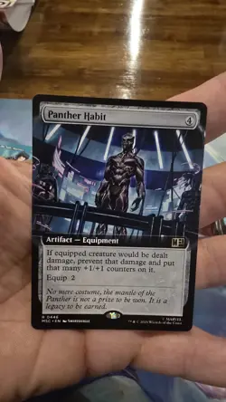 Panther Habit (Extended Art) Commander: Marvel Super Heroes Regular - Image 1