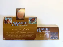 Magic The Gathering Revised EMPTY Booster Display Box Open Used - Image 2