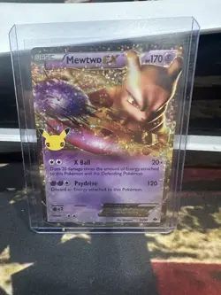 Pokemon TCG Mewtwo EX 54/99 Celebrations: Classic Collection Holo - Image 1