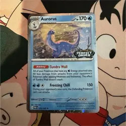 Pokemon TCG Aurorus 024/088 Perfect Order Stamped Promo - Image 1