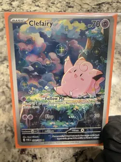 The Pokemon Company Lillie's Clefairy ex 184/159 Sv09 SIR Holo Eng Basic 190HP - Image 1