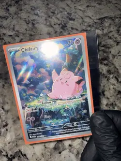 The Pokemon Company Lillie's Clefairy ex 184/159 Sv09 SIR Holo Eng Basic 190HP - Image 2