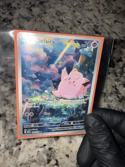 The Pokemon Company Lillie's Clefairy ex 184/159 Sv09 SIR Holo Eng Basic 190HP - Image 3