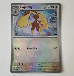 Pokemon Lopunny 084/131 SV: Prismatic Evolutions Reverse Holo (Pokeball pattern) - Image 1