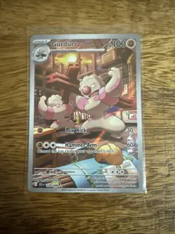 Pokemon TCG Gurdurr Black Bolt 126/086 Illustration Rare - Image 1