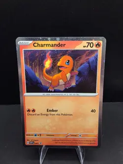 Pokemon TCG Charmander Cosmos Holo- Scarlet and Violet 151, Near Mint - Image 1