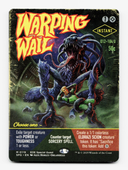Warping Wail (Showcase) - Special Guests - MTG EOE M 119 NM/M - Image 1