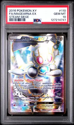 2016 POKEMON STEAM SIEGE MAGEARNA EX #110 PSA 10 GEM MINT #127214741 - Image 1