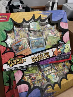 Pokemon Mega Evolution Ascended Heroes First Partners Deluxe Pin Collection 6 ct - Image 2