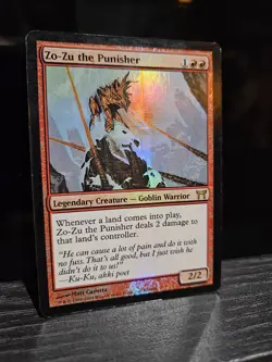MTG Zo-Zu the Punisher *FOIL* - Champions of Kamigawa - Heavily Played - Image 1