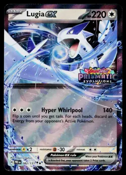 Lugia ex (Prismatic Evolutions Stamped) 082/131 Holofoil Pokemon Near Mint - Image 1