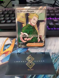 Lt. Surge's Bargain 170/132 - Mega Evolution Ultra Rare - Pokemon TCG (NM) - Image 1