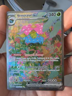 ✨2023 Pokemon SV 151 Venusaur ex #198/165 Full Art SIR Special Illustration Rare - Image 2