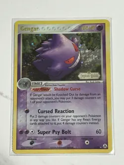 Pokemon Gengar 5/92 Legend Maker Holo Rare Near Mint - Image 1