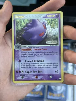 Pokemon Gengar 5/92 Legend Maker Holo Rare Near Mint - Image 4