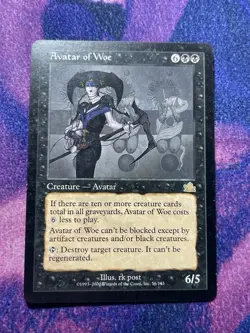 MTG Magic the Gathering Avatar of Woe (56/144) Prophecy LP - Image 1