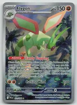 Pokemon Flygon 101/094 Phantasmal Flames Illustration Rare Holo NM - Image 1