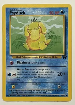 Psyduck 65/82 Common Team Rocket Pokemon Unlimited LP Arita - Image 1