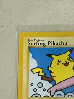 Pokemon TCG Surfing Pikachu #28 WOTC Black Star Promo - Image 2