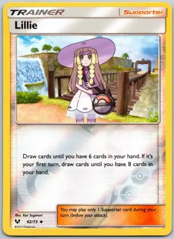 Lillie 62/73 Reverse Holo Uncommon Shining Legends Near Mint - Image 1