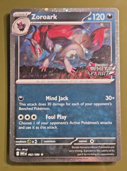 Pokemon Zoroark 62/86 White Flare Cosmos Holo Rare Nm - Image 1