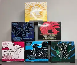 Pokemon Center ETB’s DISPLAY + Accessories only - No Packs/Promo ! DESCRIPTION - Image 1
